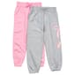Girls (4-6x) Sweet Butterfly(R) 2pk Solid & Marled/Bow Joggers - image 1