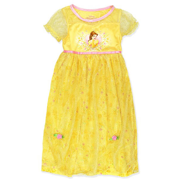 Girls Beauty & the Beast Belle Fantasy Nightgown - image 