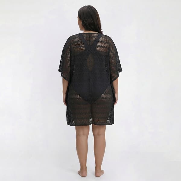 Plus Size Cover Me Crochet Kaftan Swim Cover Up