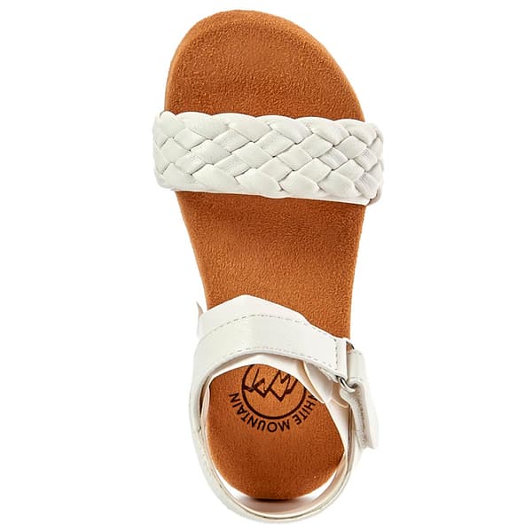 Little Girls White Mountain Tidbit Sandals