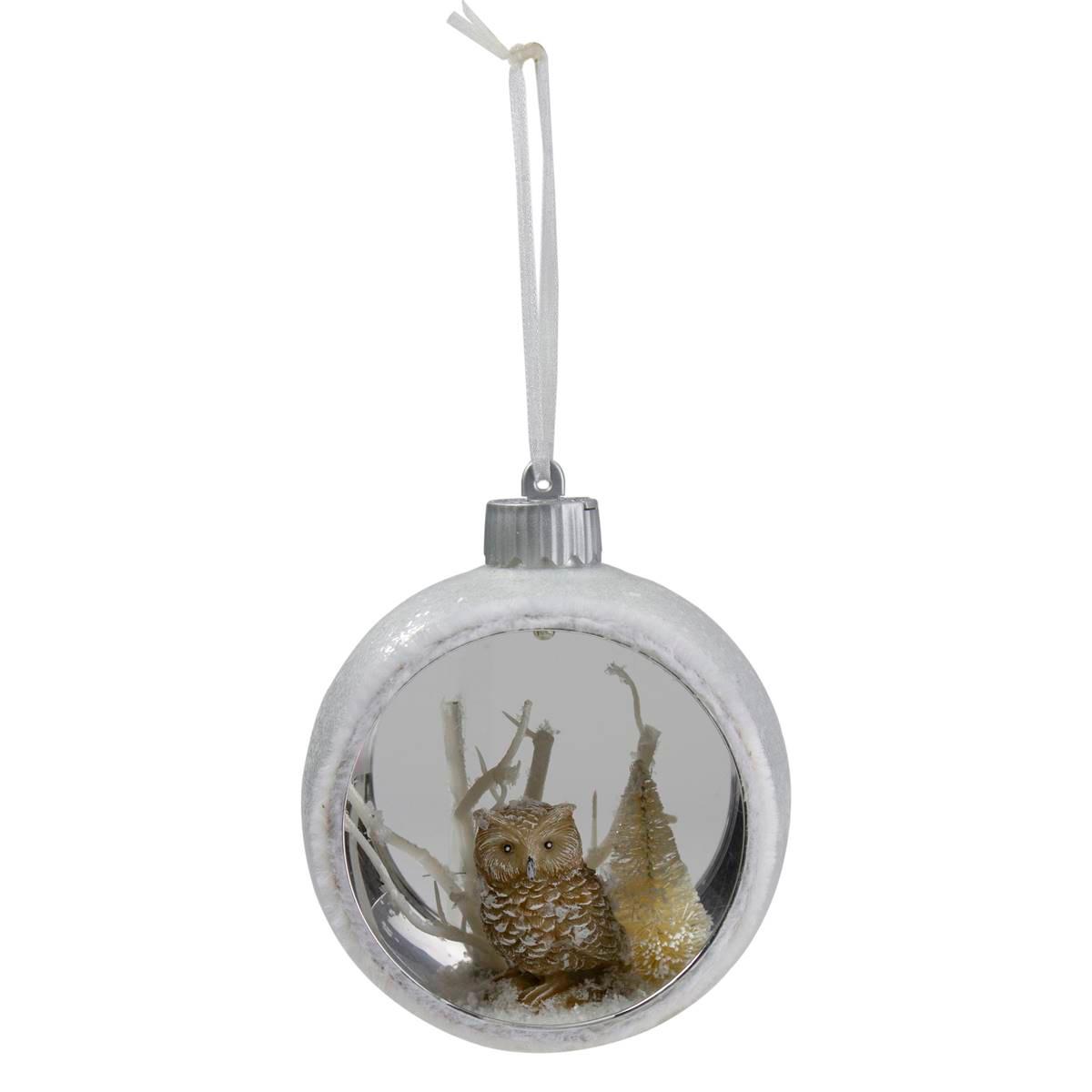 Northlight Seasonal Cutout Owl Christmas Ornament