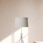 Infibrite 26in. Sleek Crossed Legs Table Lamp with Fabric Shade - image 3