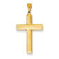 Gold Classics(tm) Hollow Gold Cross Pendant - image 1