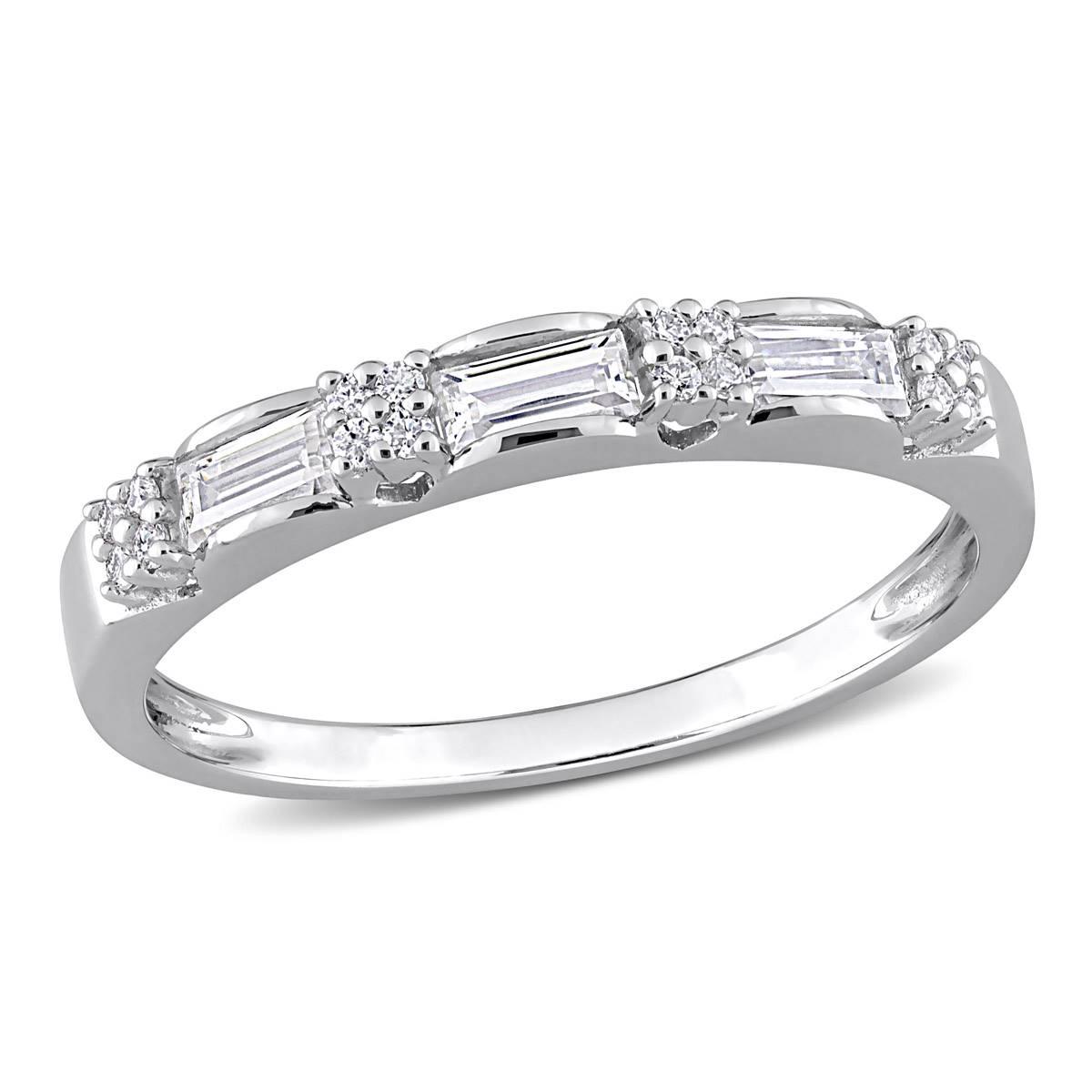 Gemstone Classics™ 2/5kt. Moissanite Baquette Ring