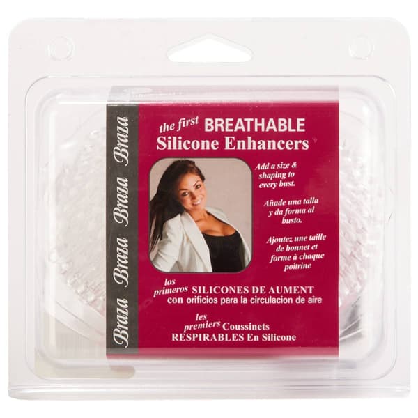 Womens Braza Breathable Silicone Enhancement Pads - image 