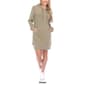 Womens White Mark Long Sleeve Solid Hoodie Sweatshirt Dress - image 8