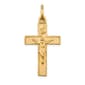 Gold Classics&#40;tm&#41; 14kt. Yellow Gold INRI Crucifix Charm - image 1