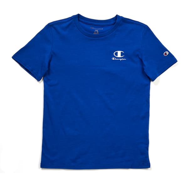 Boys &#40;8-20&#41; Champion&#40;R&#41; Left Chest Embroidery Logo Tee - image 