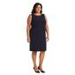 Plus Size R&M Richards Embellished Sheer Jacket Shift Dress - image 4