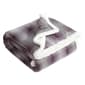Eddie Bauer Nordic Plaid Reversible Sherpa Throw - image 1