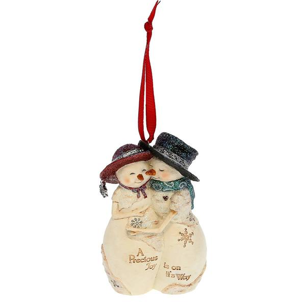 Pavilion 4in. a Precious Joy Snowcouple Ornament - image 