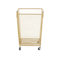 9th & Pike® Modern Gold Metal Storage Cart - image 4