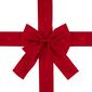 Northlight Seasonal Pre-Lit Red Velvet Christmas Door Bow - image 1