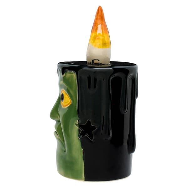 National Tree Frankenstein Porcelain LED Candle - Set of 2