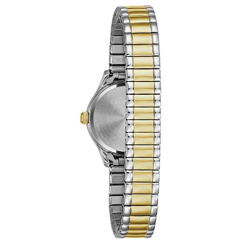 Womens Caravelle Two-Tone Expansion Bracelet Watch - 45L177