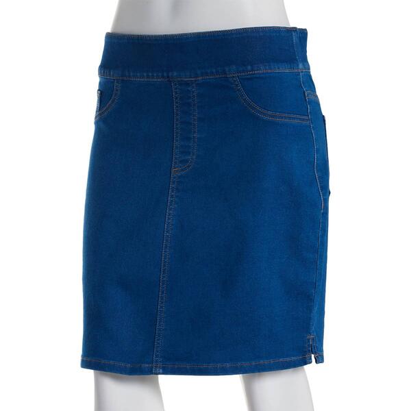 Womens Erika Joey Denim Pull On Skort - image 