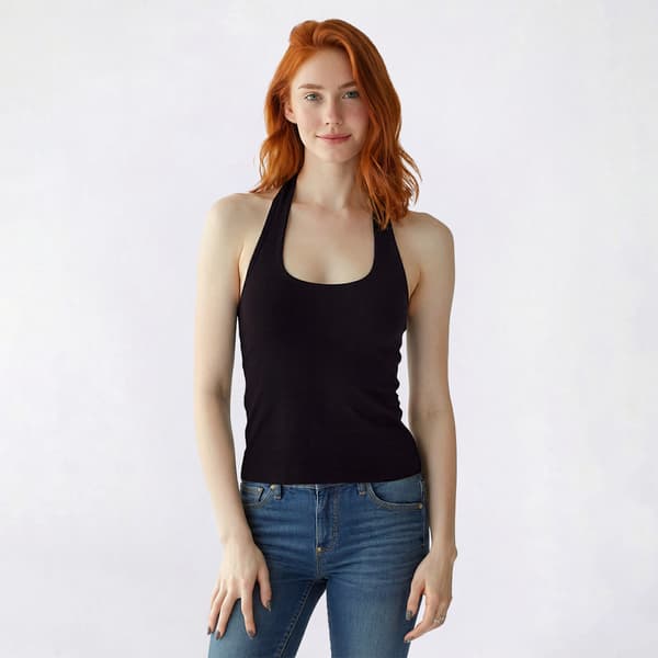 Juniors Derek Heart Double Layer Halter Top