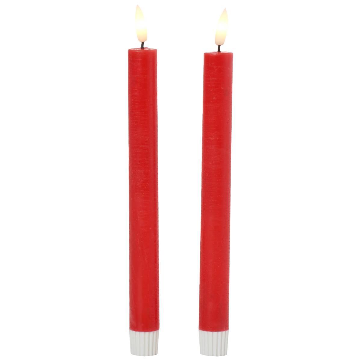 Gift Essentials 2pr. LED Taper Candles