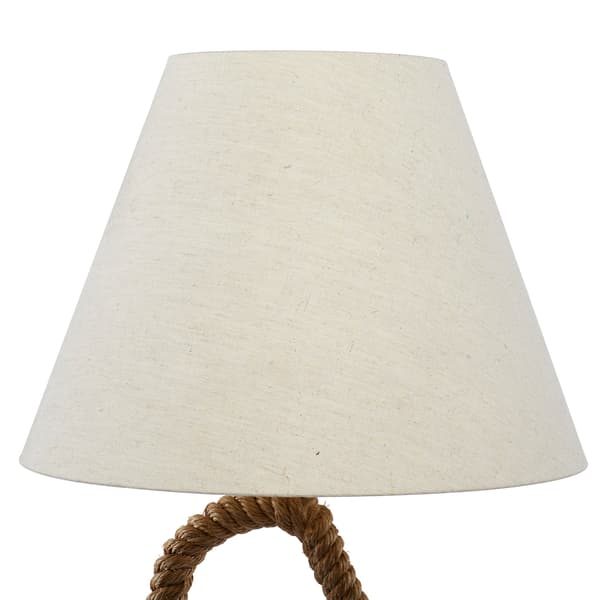 9th & Pike&#174; Brown Jute Rustic Floor Lamp