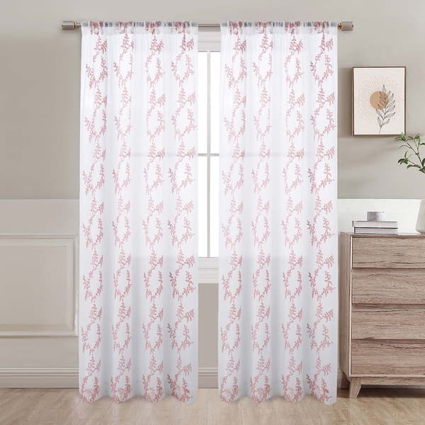 Laura Ashley(R) Norwich Sheer Panel Curtain - image 
