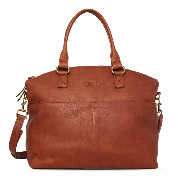 American Leather Co. Carrie Dome Satchel - image 