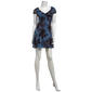 Juniors 7th & Hudson Mesh Cap Sleeve Sweetheart Skater Dress - image 1