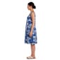 Womens Harlow & Rose Sleeveless Tropical Leaf Shift Dress - image 3