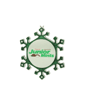 Northlight Snowflake "Junior Mints" Candy Logo Christmas Ornament - image 4