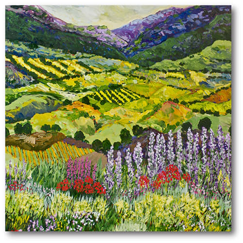 Courtside Market Where Flowers Bloom Wall Art - image 