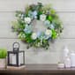 Northlight Seasonal Artificial Hydrangea & Geranium Spring Wreath - image 2