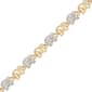 Gianni Argento Gold 1/ctw. Diamond Elephant Link Bracelet - image 1