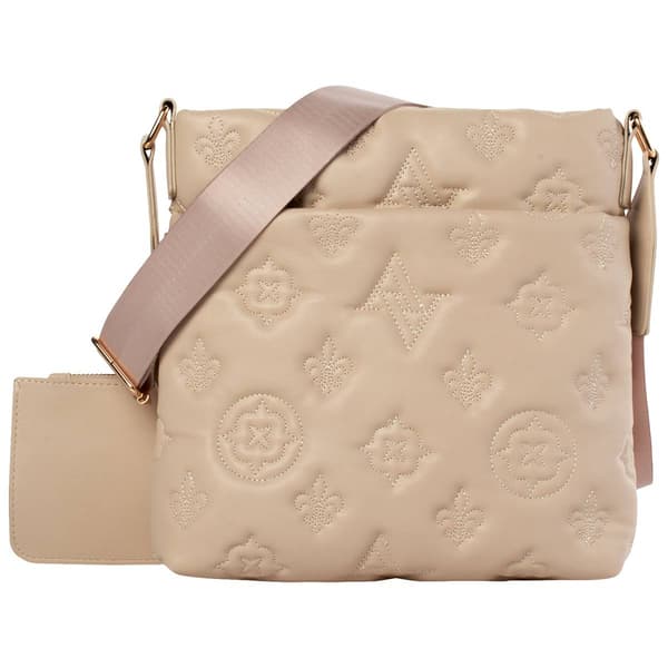 Adrienne Vittadini Embossed Crossbody Handbag