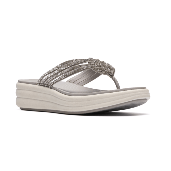 Womens Clarks(R) Cloudsteppers(tm) Drift Gem Thong Sandals - image 