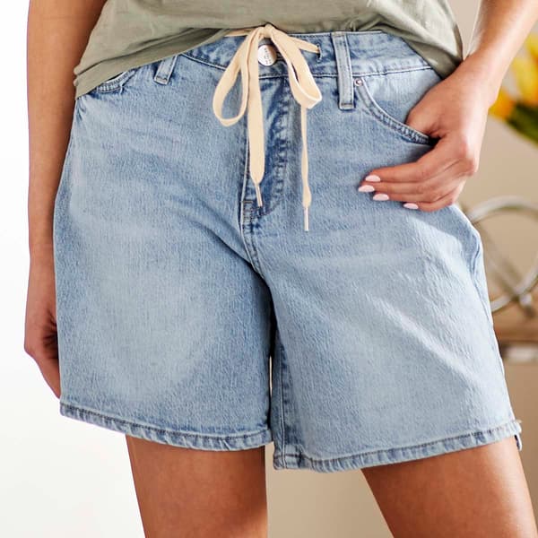 Womens Royalty 7 Vintage Tie Front Fashion Short - image 