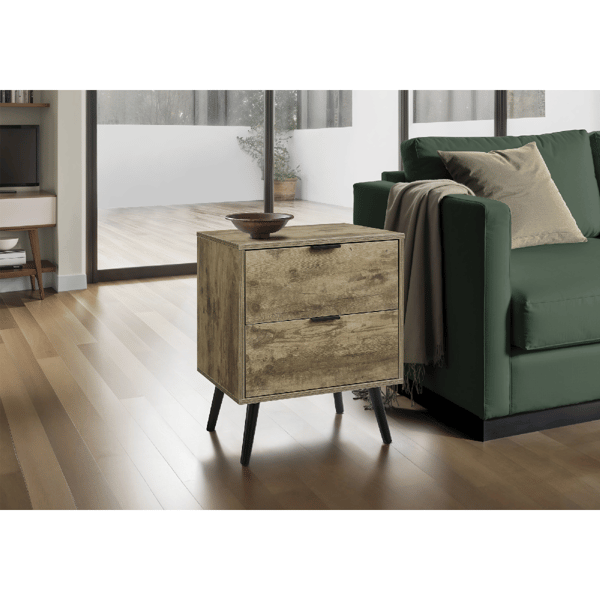 Monarch Specialties Modern 2 Drawer Accent Table - image 
