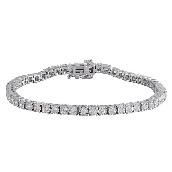 Nova Star&#40;R&#41; 7in. Sterling Silver 2ctw. Lab Grown Diamond Bracelet - image 