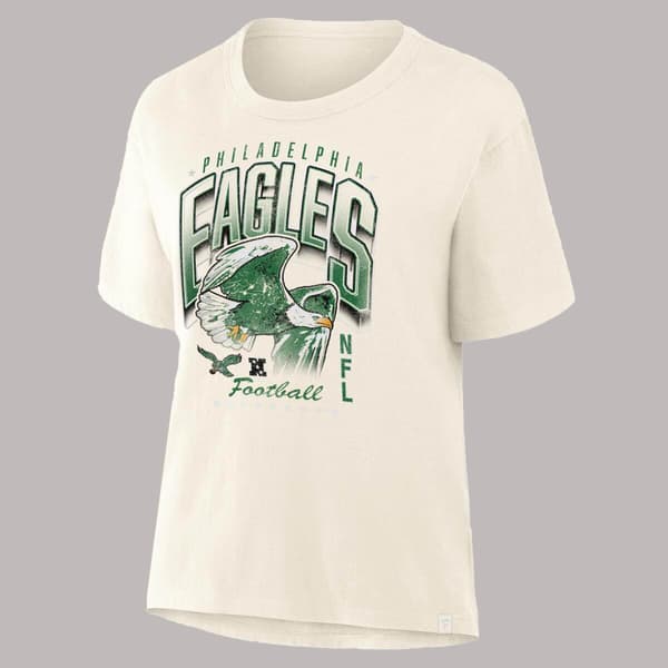 Womens NFL Philadelphia Eagles Historic Mascot Short Sleeve Tee