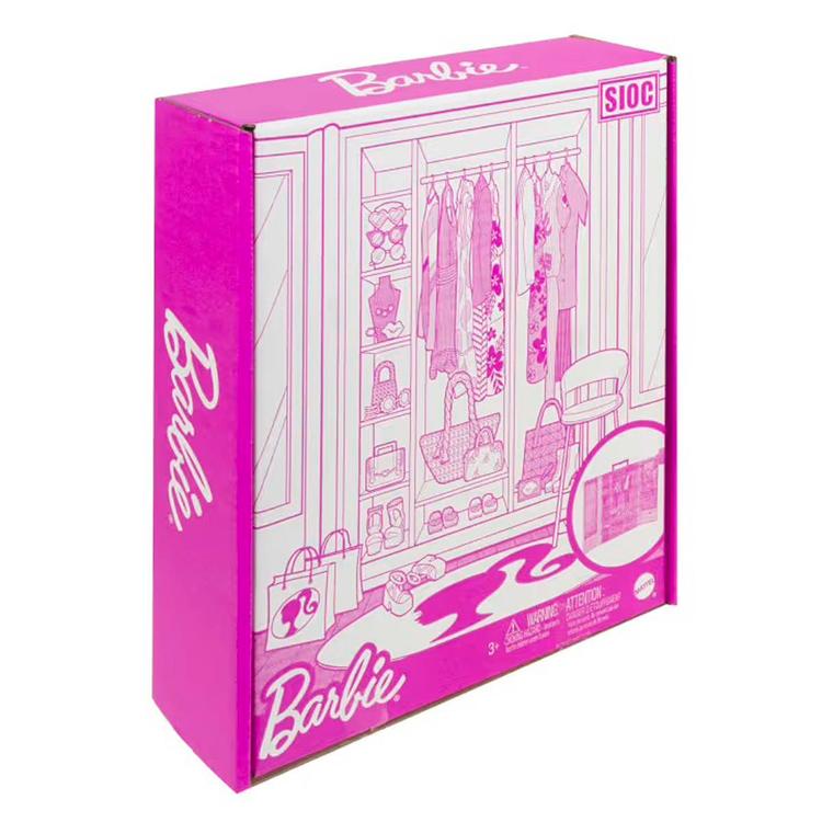 Barbie® Closet Playset With 3 Outfits & Accessories
