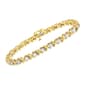 Diamond Classics&#8482; 10kt. Yellow Gold Diamond X Link Bracelet - image 4