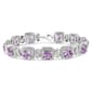 Haus of Brilliance Purple Amethyst & 1/10ctw.. Diamond Bracelet - image 1