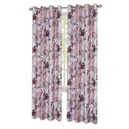 Achim Tranquil Floral Grommet Window Curtain Panel
