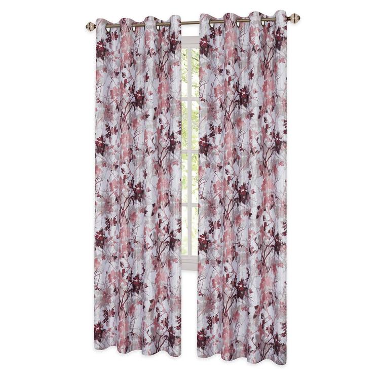 Achim Tranquil Floral Grommet Window Curtain Panel