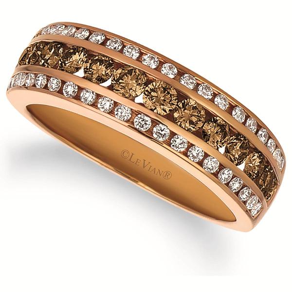 Le Vian(R) Rose Gold Brown & White Diamond Ring - image 