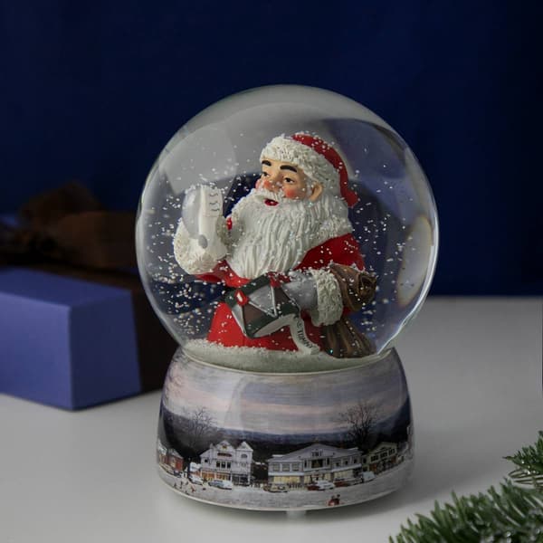 Northlight Seasonal 6.5in. Norman Rockwell Christmas Snow Globe