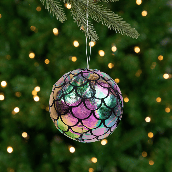 Northlight 4ct. Mermaid Iridescent Christmas Ball Ornaments