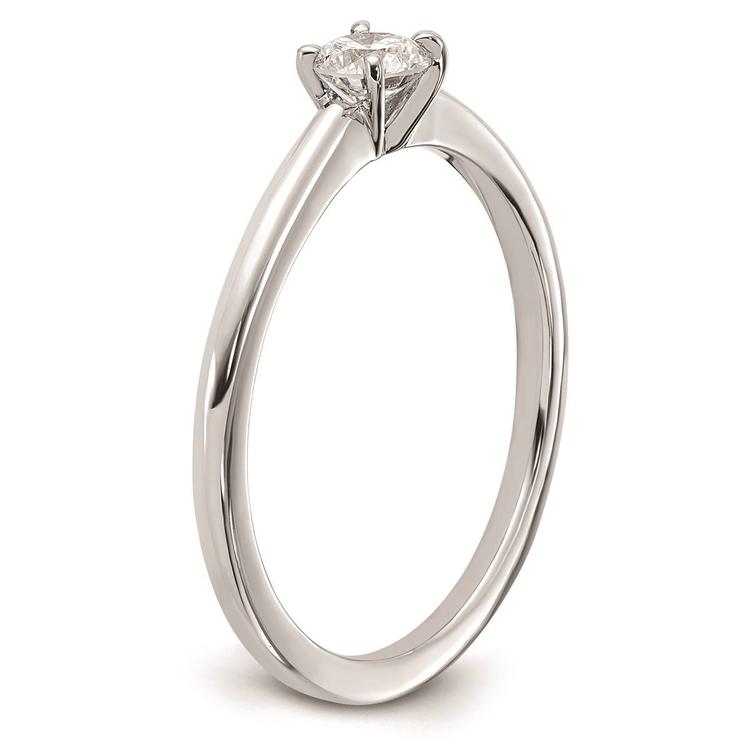 Pure Fire 14kt. White Gold Lab Grown Diamond Engagement Ring