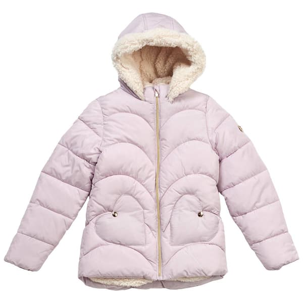 Girls (7-16) Kensie Heart Pocket Fleece Lined Jacket - image 