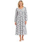 Plus Size Elizabeth & Nicole Lace Pleat Floral Nightgown - image 1
