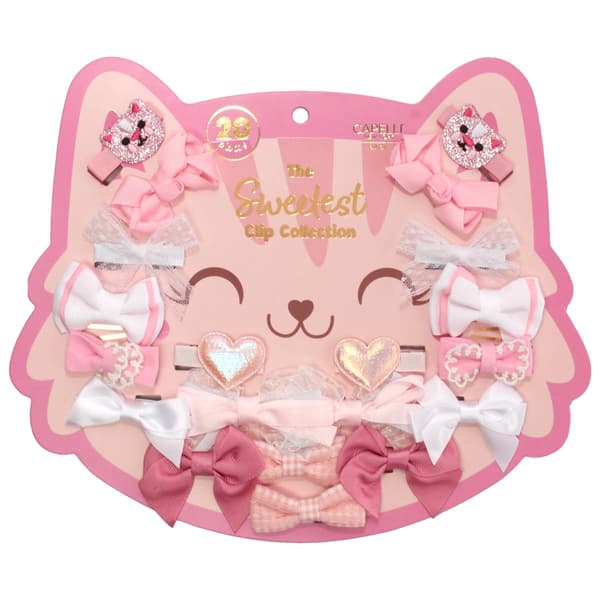 Baby Girl Capelli New York 20pc. Sweetest Hair Clip Collection - image 