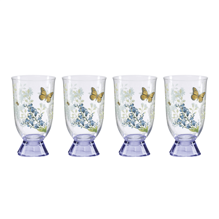 Lenox(R) Butterfly Meadow(R) Herbs Tall Tumblers - Set of 4
